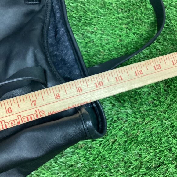 Ellen Degeneres Black Leather Tote Bag - Picture 13 of 15